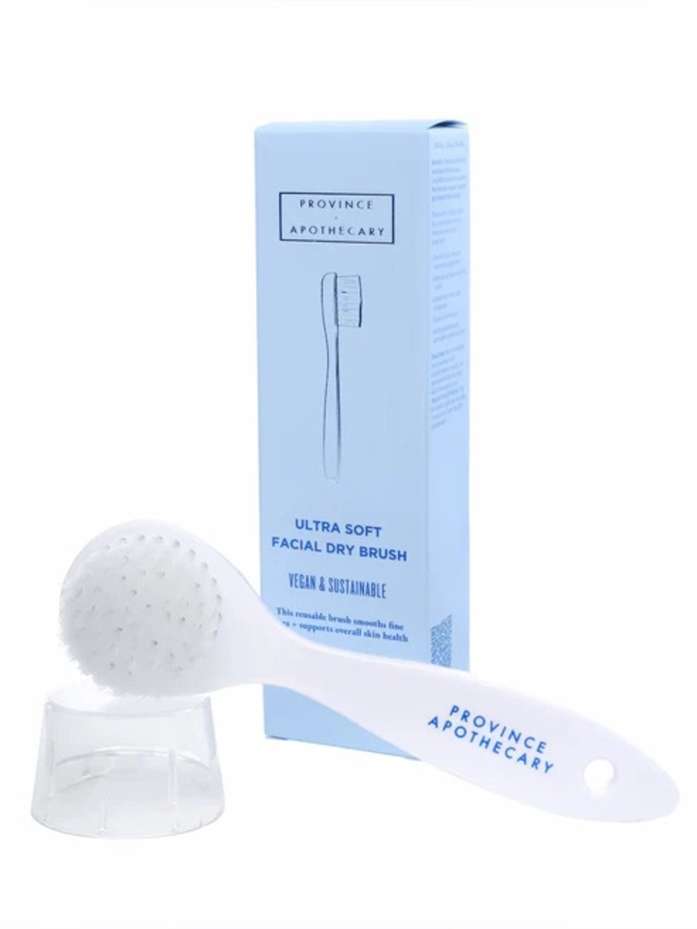 Province Apothecary Facial Dry Brush NIB | Vegan Clean Beauty Skincare Tool